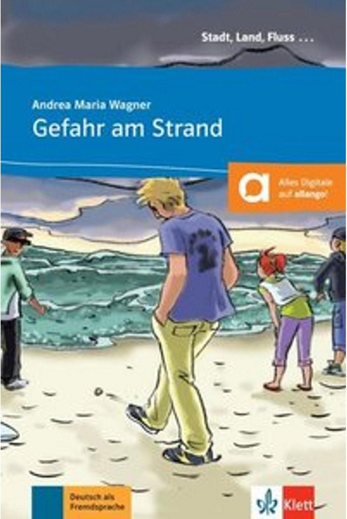 Gefahr am Strand: Buch mit Online-Angebot A1. Mit Annotationen (Stadt, Land, Fluss ...)