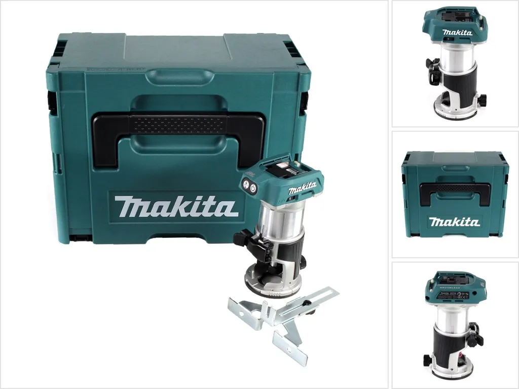 Fraiseuse multifonction 18V Makita DRT50ZJ avec variateur de vitesse