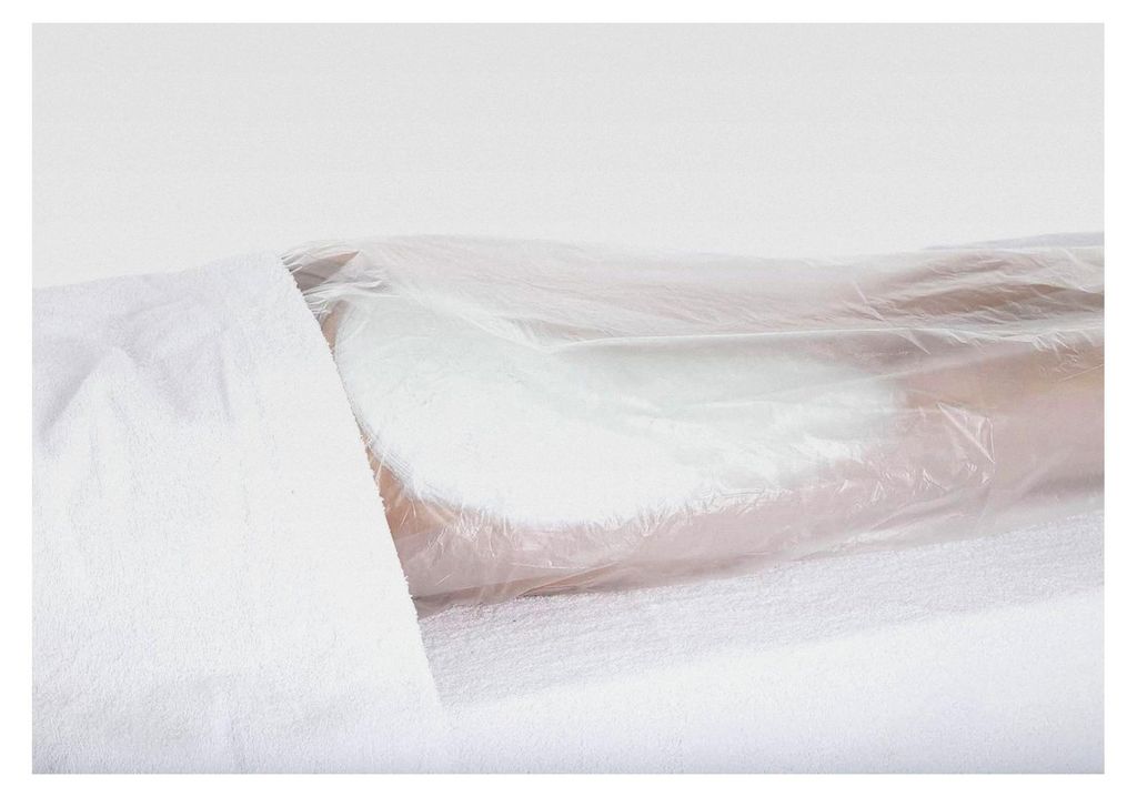 25 Stück wasserdichte Liegenabdeckung 170x200 cm, Folie auf Rolle für Schlammbäder