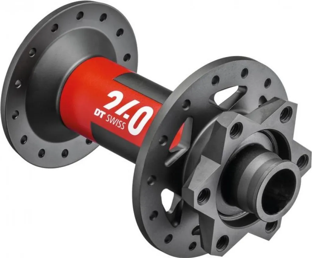Moyeu avant ultra léger DT Swiss 240 15/100mm 28 trous IS 6-bolt MTB