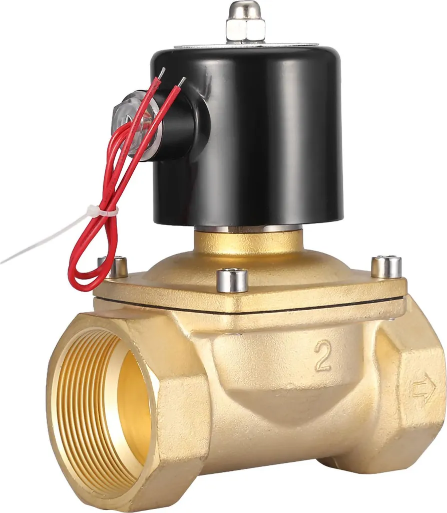 Électrovanne 220V CA DN50 2 Pouces Laiton - Modèle Normalement Fermé NF - 3