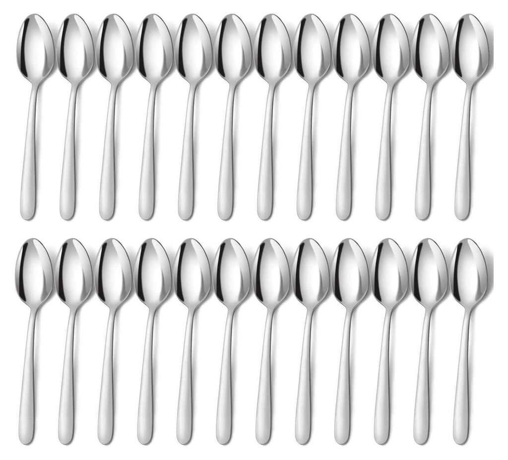 24 cuillères à soupe (20,4cm) Set de cuillères en acier Image du produit 