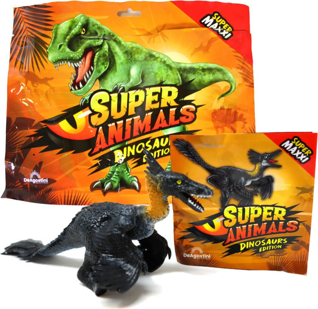 DeAgostini Super Animals - Dinosaurs Edition - Sammelfigur Dino - Figur 12. Saurornithoides Mongoliensis