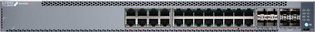 Juniper EX4100-24P, Power over Ethernet (PoE), Rack-Einbau, 1U