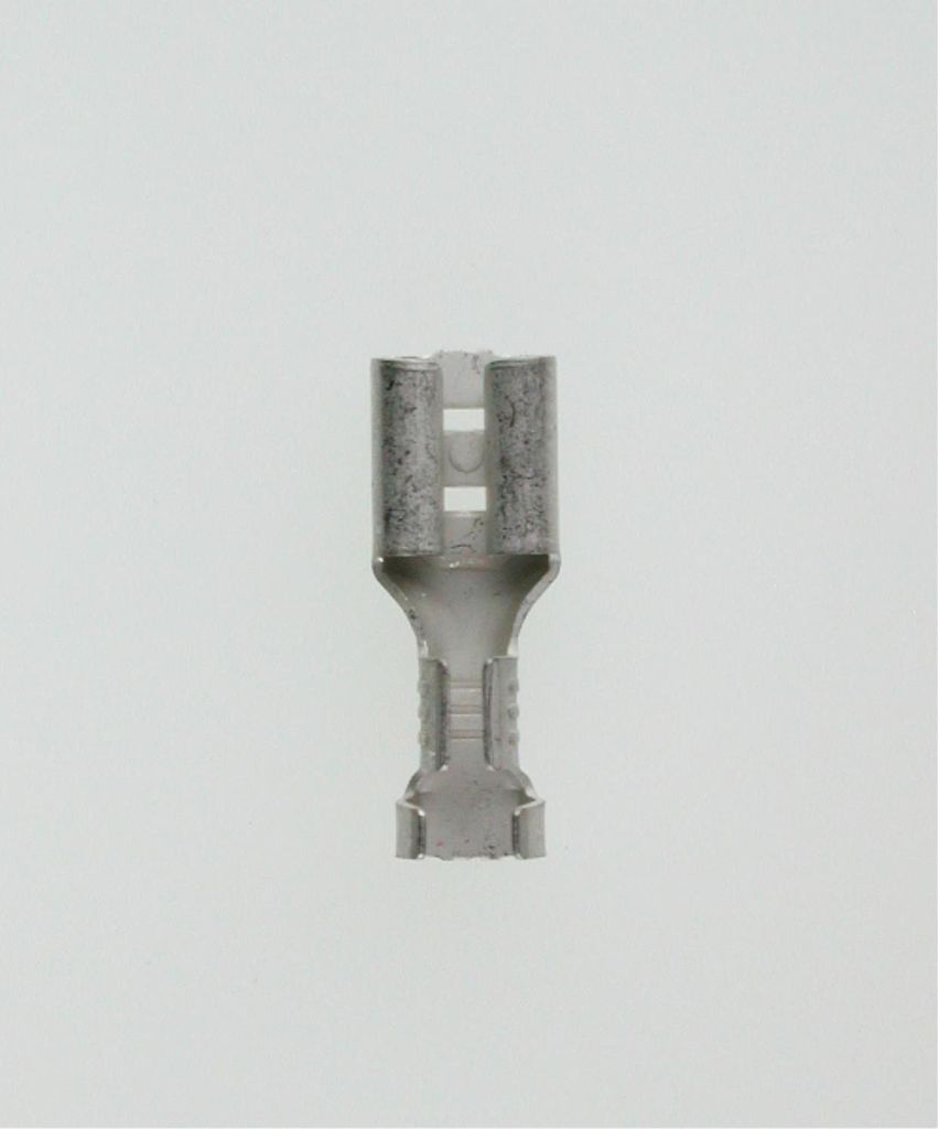 Flachsteckhülsen, Steckgröße 4,8 x 0,8mm unisoliert, ohne Rastzunge Querschnitt 1,5mm² - 2,5mm² - 1 Stück