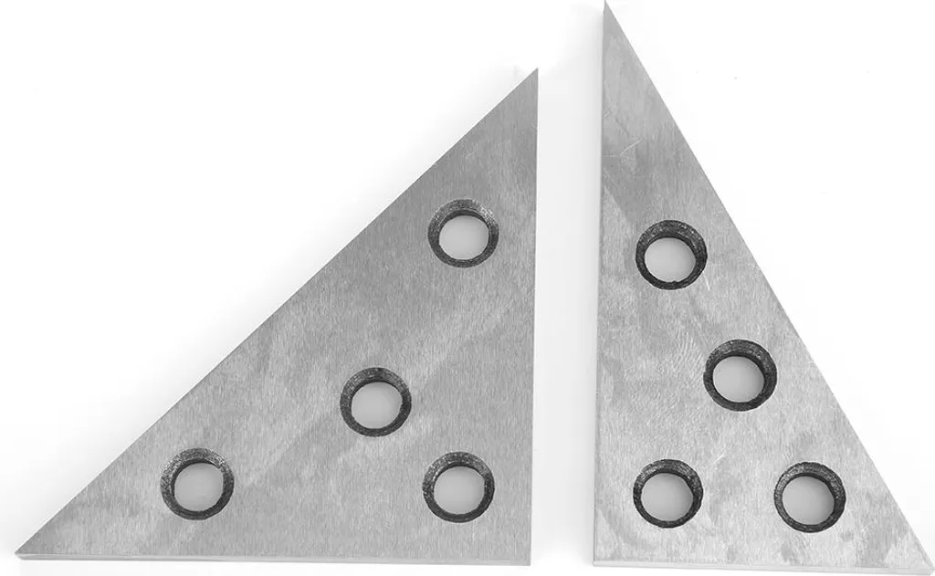 Bloc d'angle haute précision pour constructeur de machine en acier dur - 3