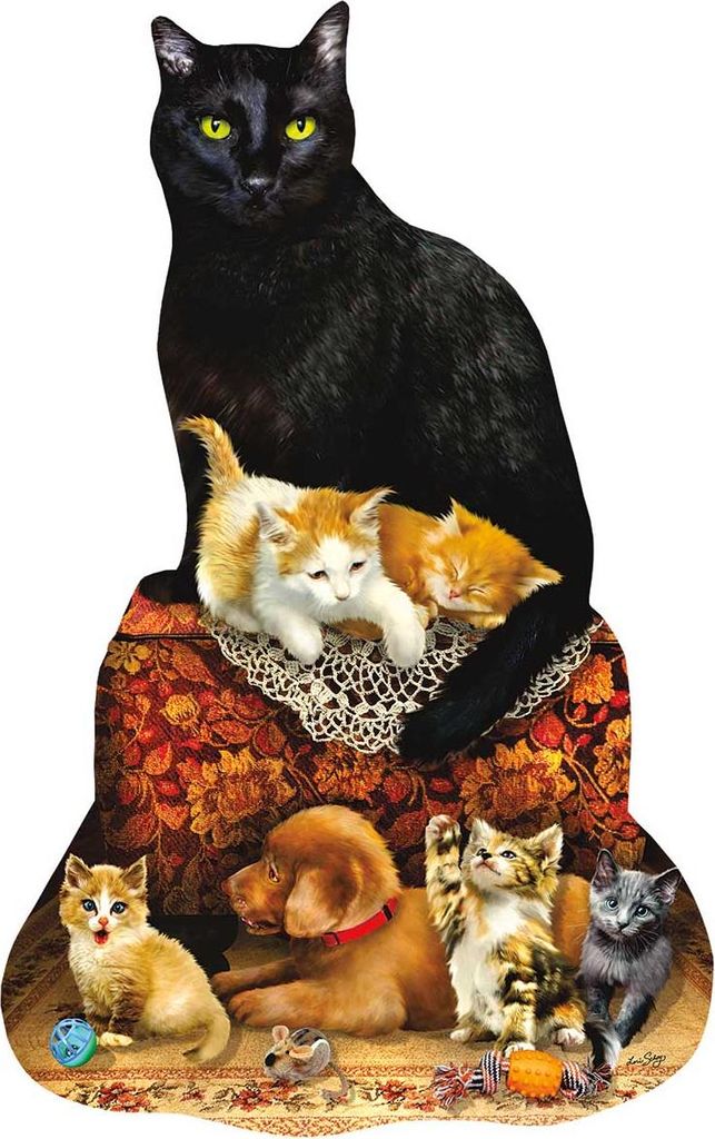 SunsOut Puzzle Family Ottoman - 1000 Teile - Lori Schory Kunst