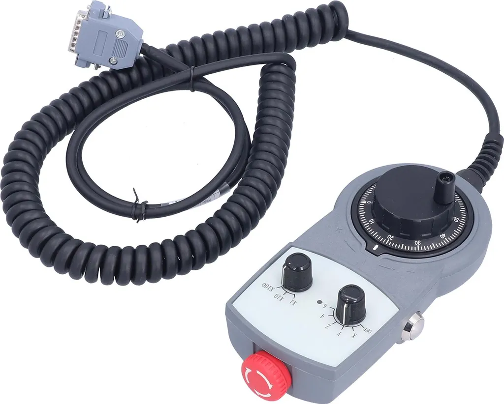 Commande manuelle pour tour CNC MPG suspendue avec réglage de précision