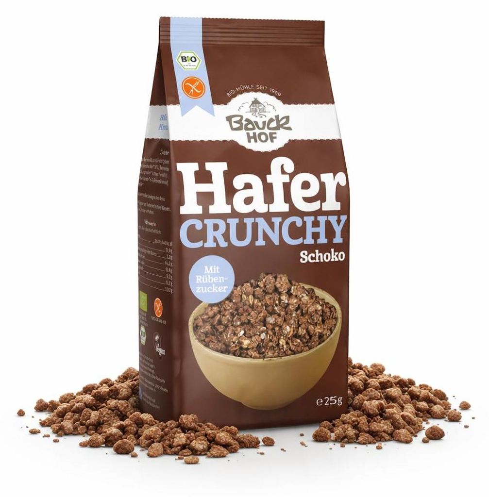 Bauckhof  Hafer Crunchy Schoko ab 325g - 1 Beutel Produktbild 