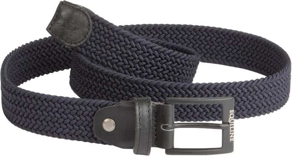 Ceinture tressée extensible Equiline Belle bleu FS 21 en taille 100