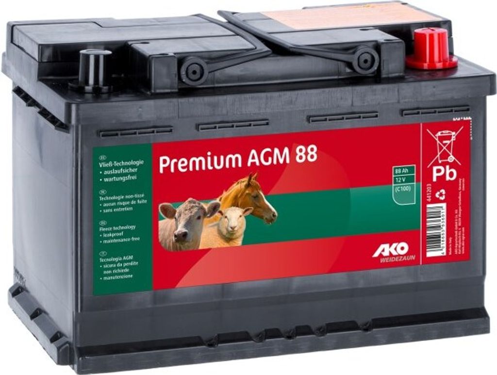 Akumulator AKO Premium AGM z włókniną 88 Ah Zdjęcie produktu 