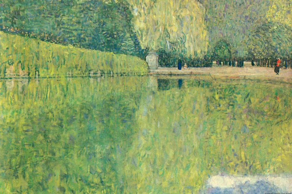 Gustav Klimt Kunstdruck Bild - Park Schönbrunn, 1916 (80 x 120 cm)