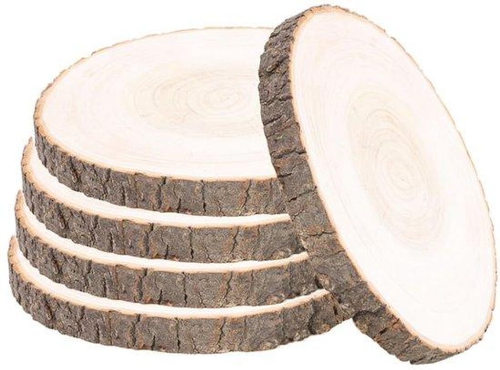 Holzplättchen 5er Pack 8-9 Zoll Knutselholz