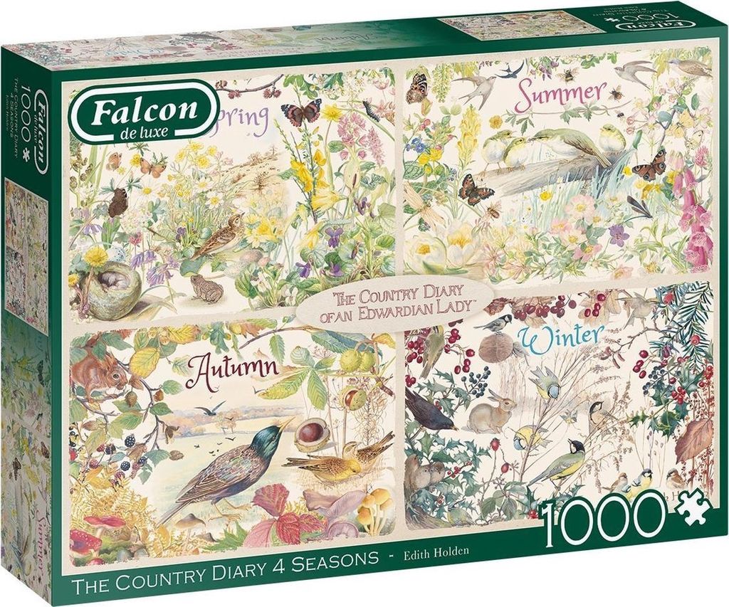 Jumbo 11307 Falcon - The Country Diary 4 Seasons 1000 Teile Puzzle