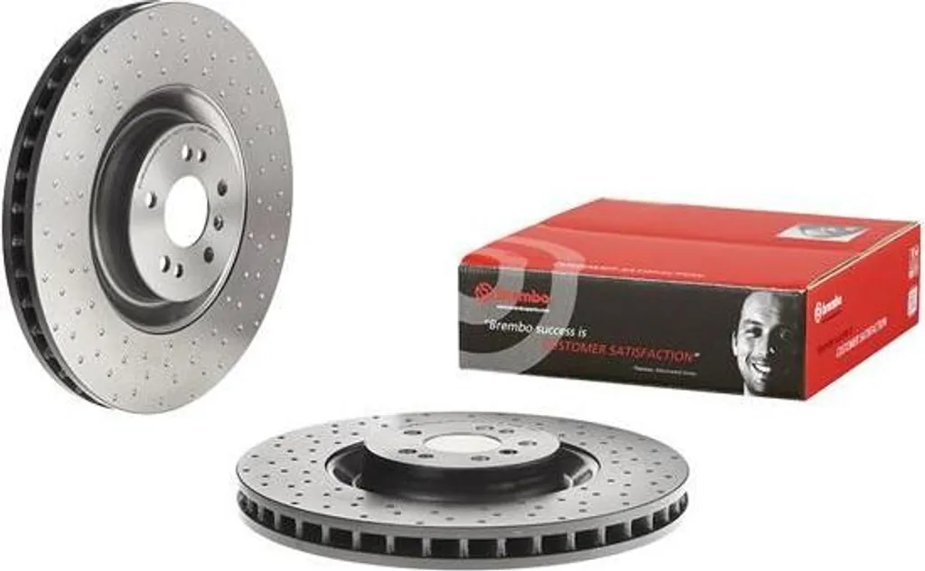 Disque de frein BREMBO avec revêtement UV pour Classe R W251 et M W164
