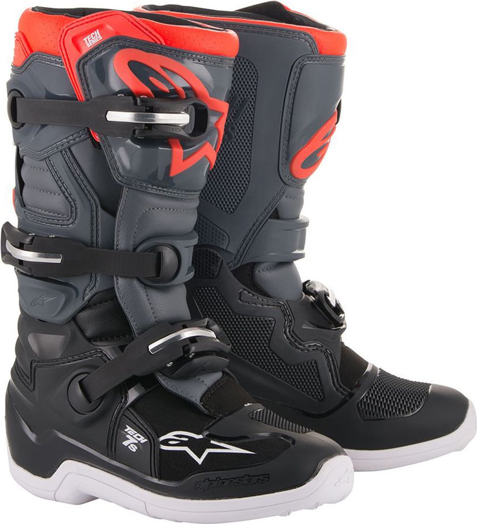 Alpinestars Stiefel Tech7S Dgy/Lgy Fl/Rd Größe: 39