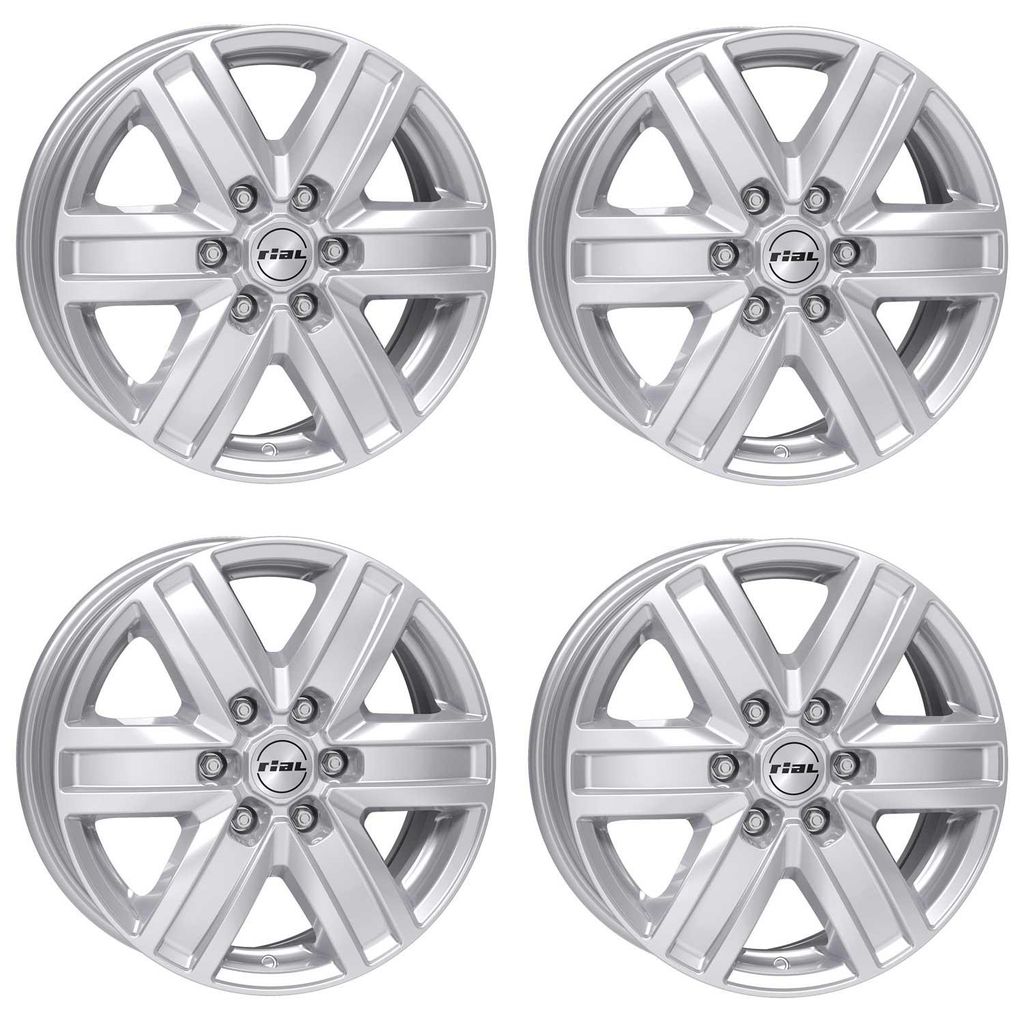 4 Rial Felgen Transporter 6.5x16 ET62 6x130 SIL für VOLKSWAGEN Crafter