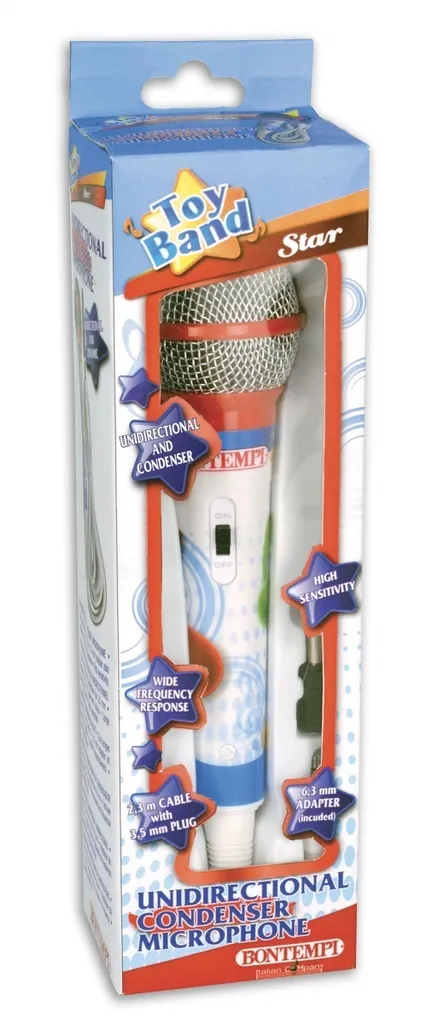 Jouet Musical Microphone Karaoké avec Haut-Parleur - Modèle Star Dante
