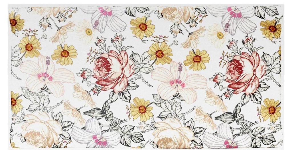 Wickelauflagenbezug, weich, atmungsaktiv, Blumenmuster, für Babys, Jungen, Mädchen