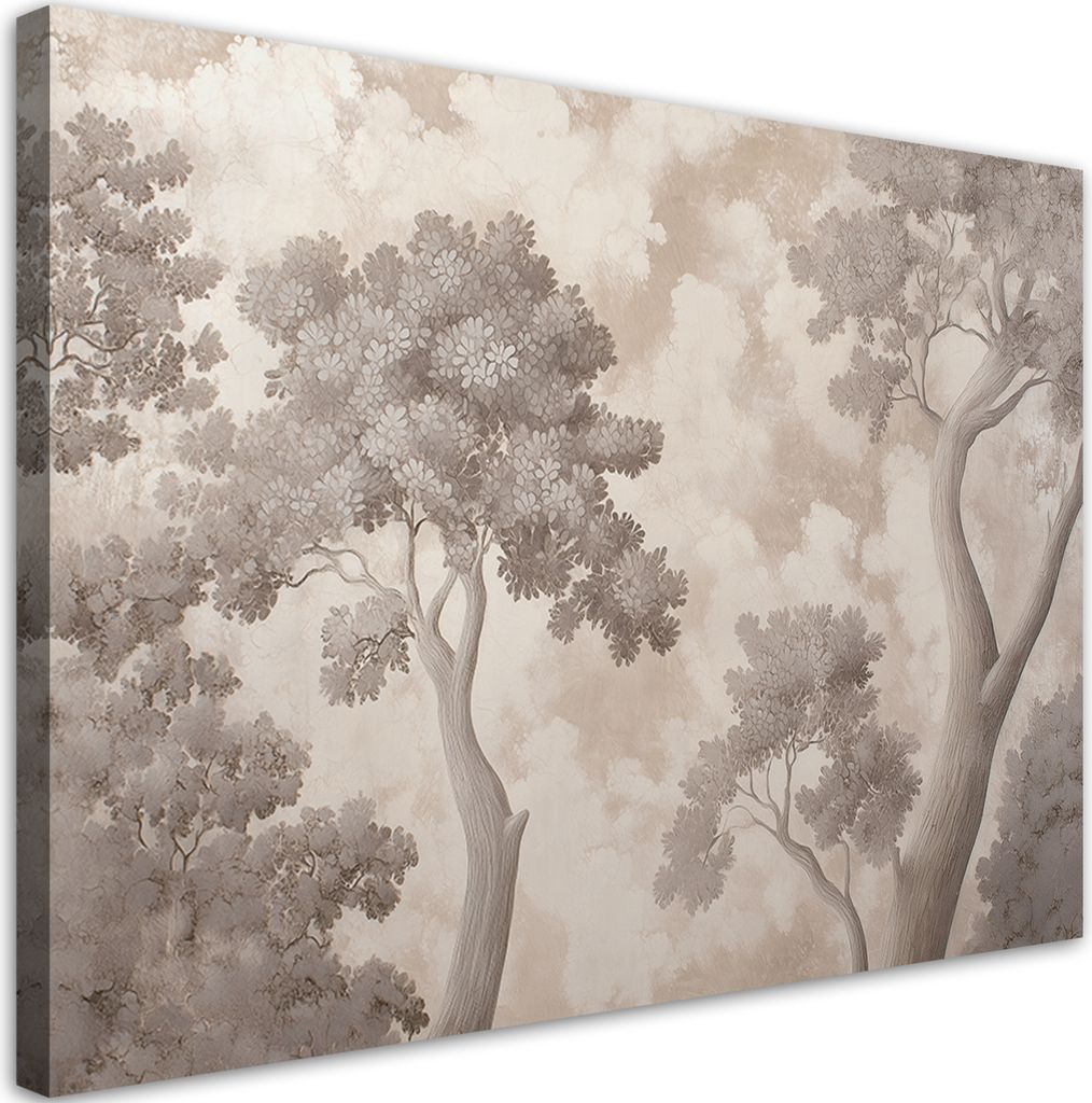 Feeby - Leinwand Bilder - Bäume Natur - 45x30 cm - Deko Wohnzimmer - Wandbilder Schlafzimmer - Deko Aesthetic - Wand Deko - Leinwand Groß - Deko ...