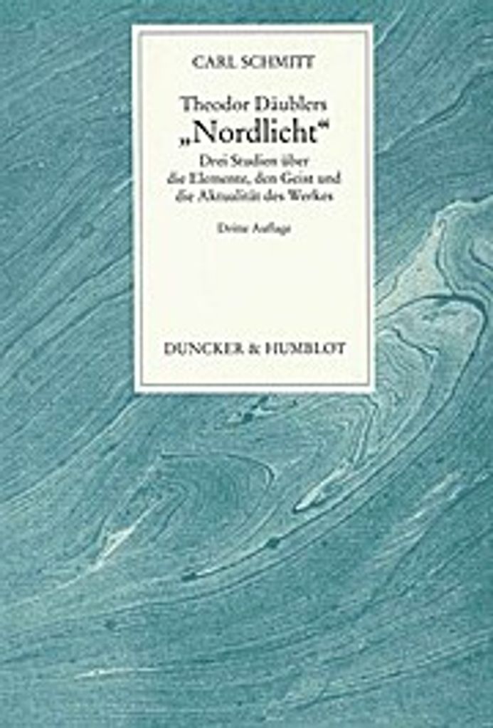 Schmitt, C: T. Daeublers Nordlicht