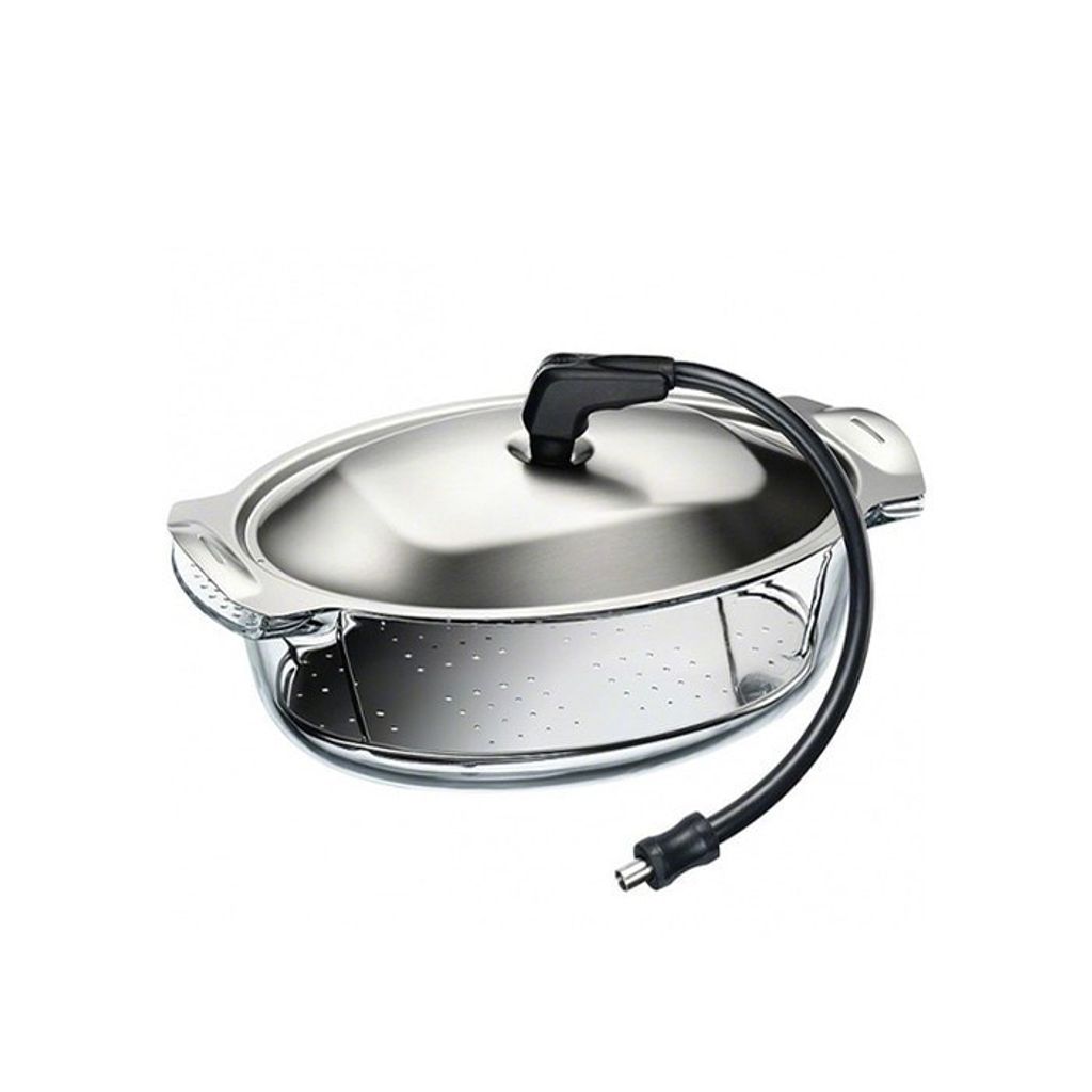 Electrolux S.STEAMKIT Ofenteil & Zubehör Schwarz, Edelstahl, Transparent Glas, Edelstahl Dampf-Set