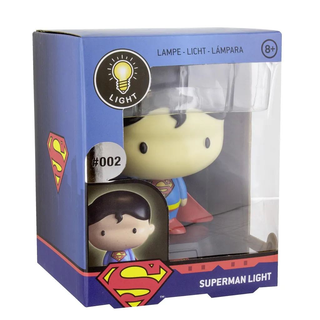 Luce Notturna Superman 3D - Regalo Bambini DC Comics Originale - 3