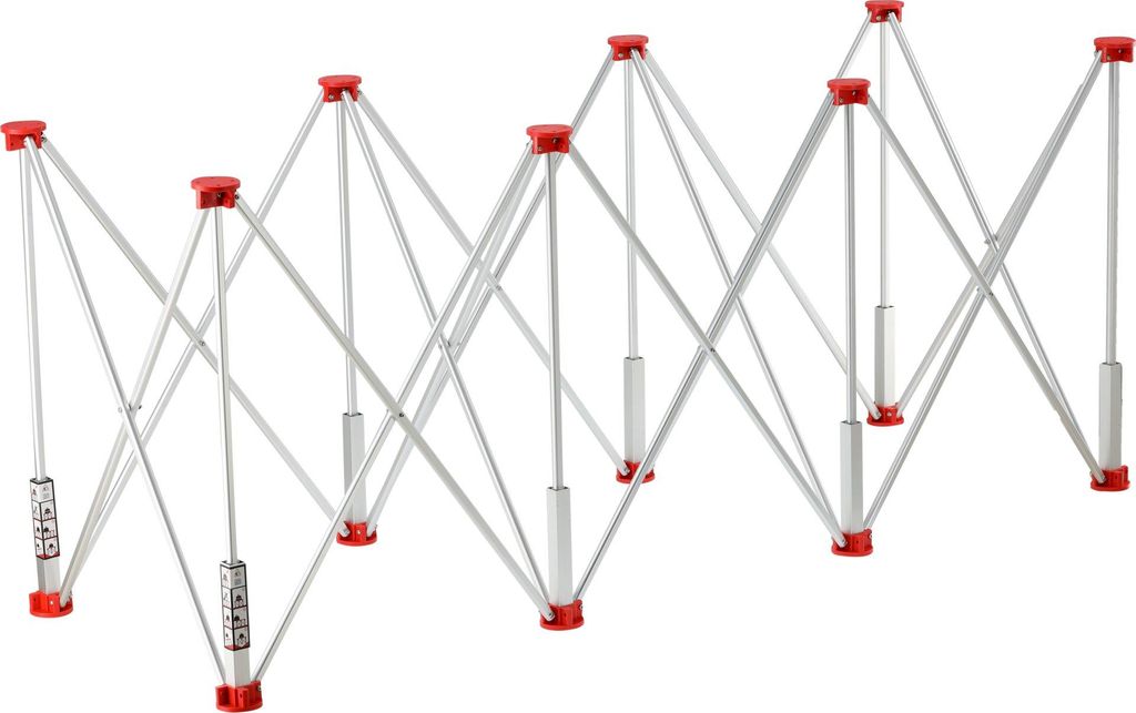 Klappbarer Arbeitstisch / Werkbank aus Aluminium, 166 × 60 × 73 cm, für Fliesenböden
