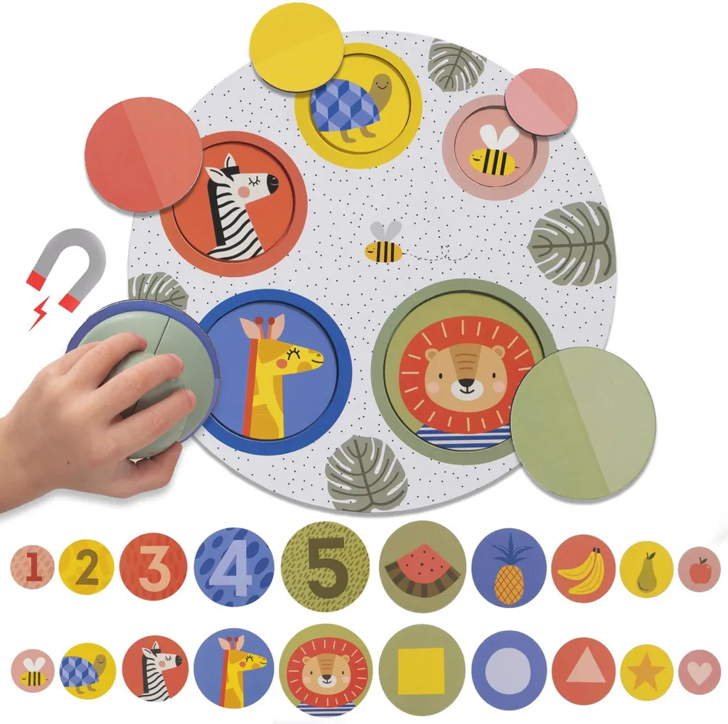 Magico Puzzle Magnetico 4 in 1: Avventure Portatili per Piccoli Esploratori