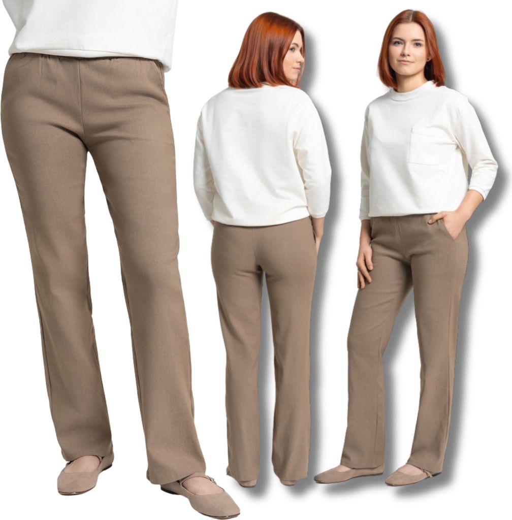 Moraj | Damenhose 2XL/3XL - Komfort - Elegante Bindung - Gerade Beine - Vielseitig