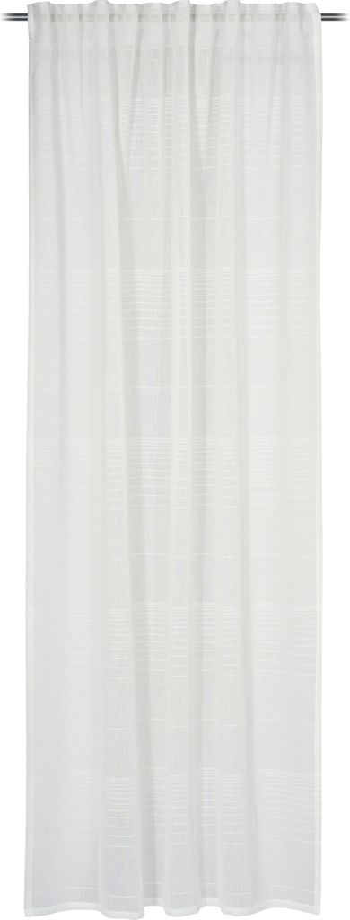 GÖZZE Fertigvorhang DUNNY weiß BH 140x245 cm weiß Gardine
