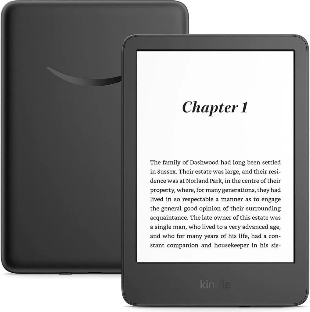 Kindle 6 2022 Noir 16 Go avec offres spéciales - Liseuse compacte Amazon