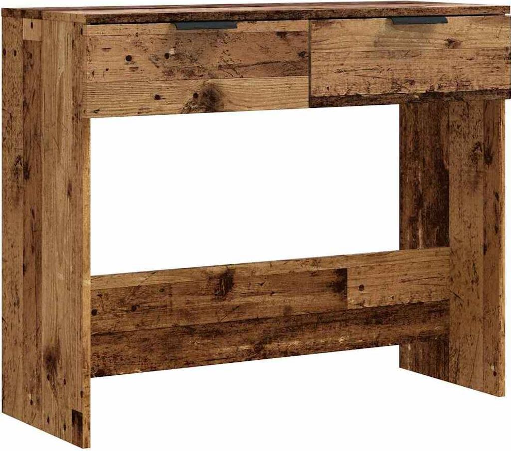 Konsolentisch Altholz-Optik 90x36x75 cm Holzwerkstoff