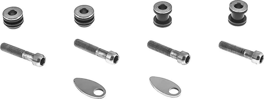 Sissybar Chrome avec Fixation Rack pour Harley Dyna Street Bob 2006-2008 - 4