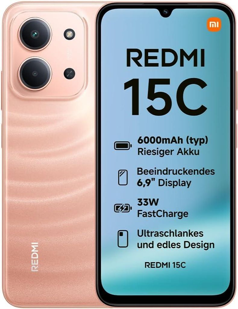Smartphone Xiaomi Redmi 15C 8/256 GB, 6,9", 6000 mAh, barva Obrázek produktu 