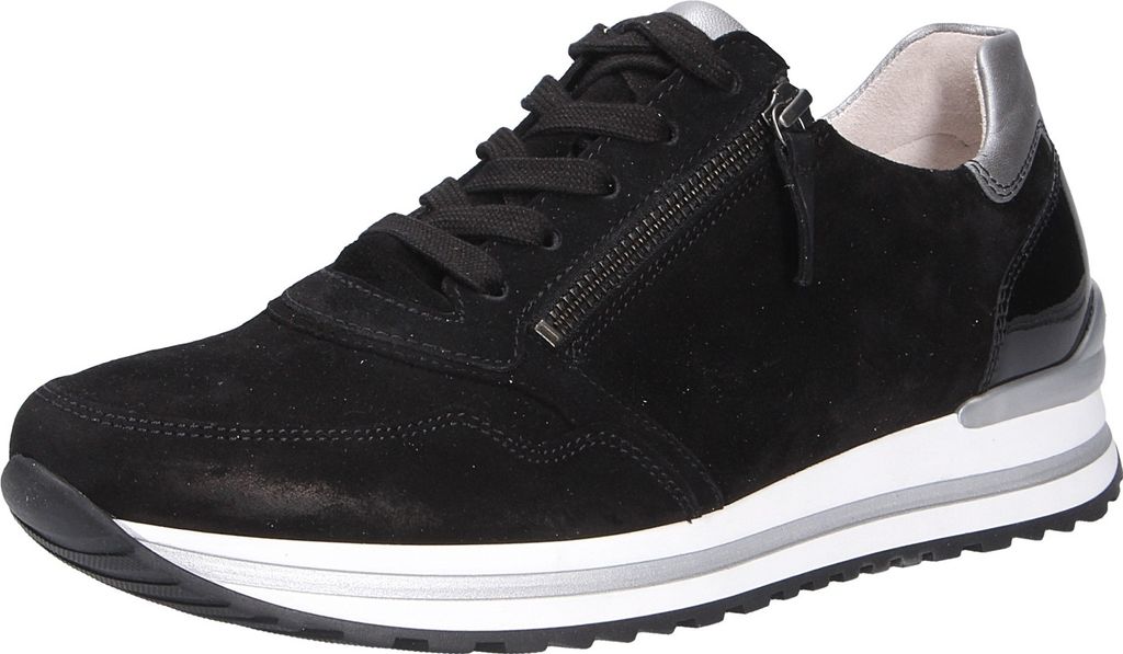 Gabor (0) Sportliche Schnürschuhe Damen 31353038313635 Schwarz 40 EU