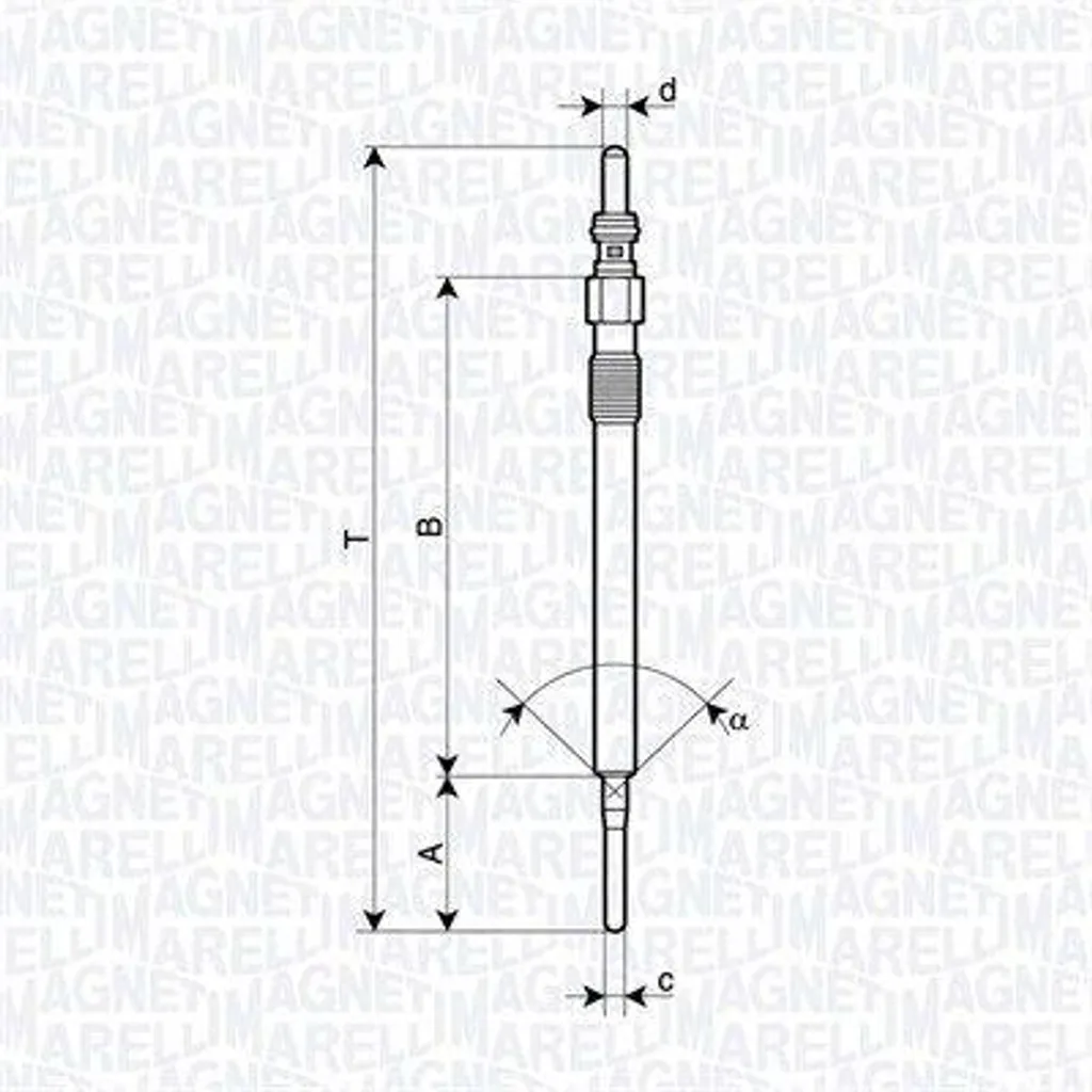 Magneti Marelli 062900141304 Candela Preriscaldamento OE 68029497AA Jeep