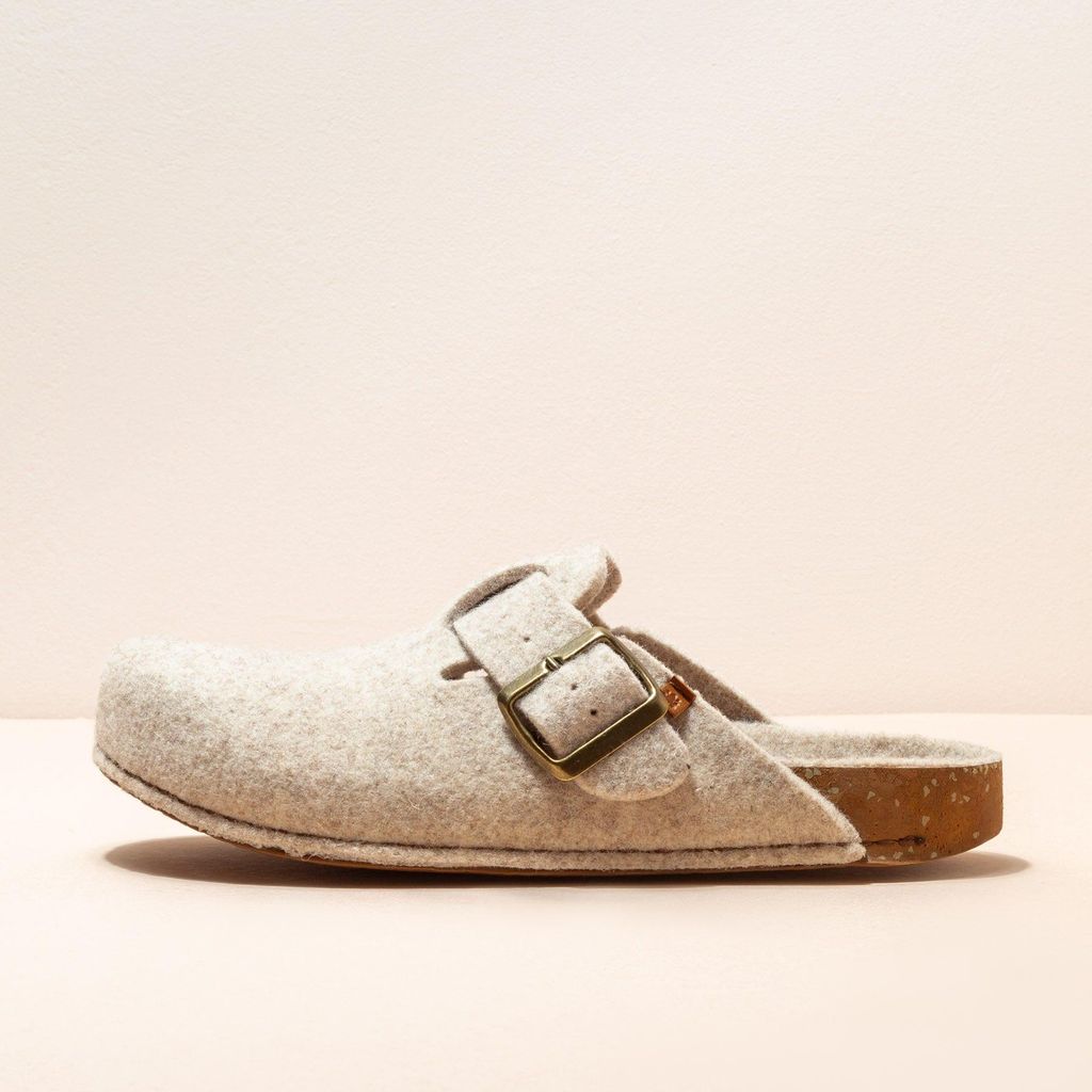 El Naturalista Clogs Uni NA70 WOOL NATURAL/HOME Farbe Beige