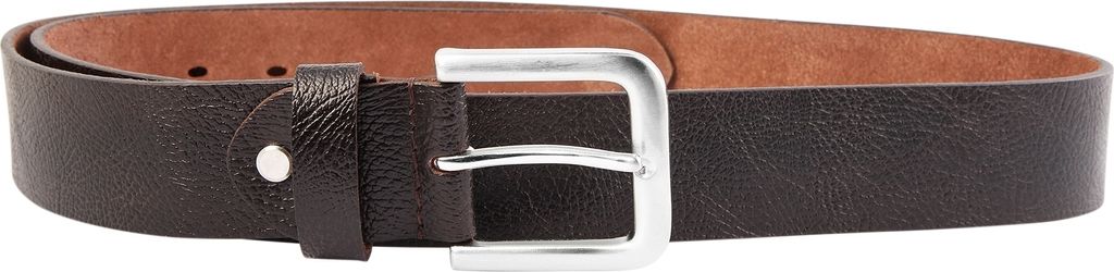 Leonardo Verrelli Echt Leder Gürtel, braun, Länge 125 cm