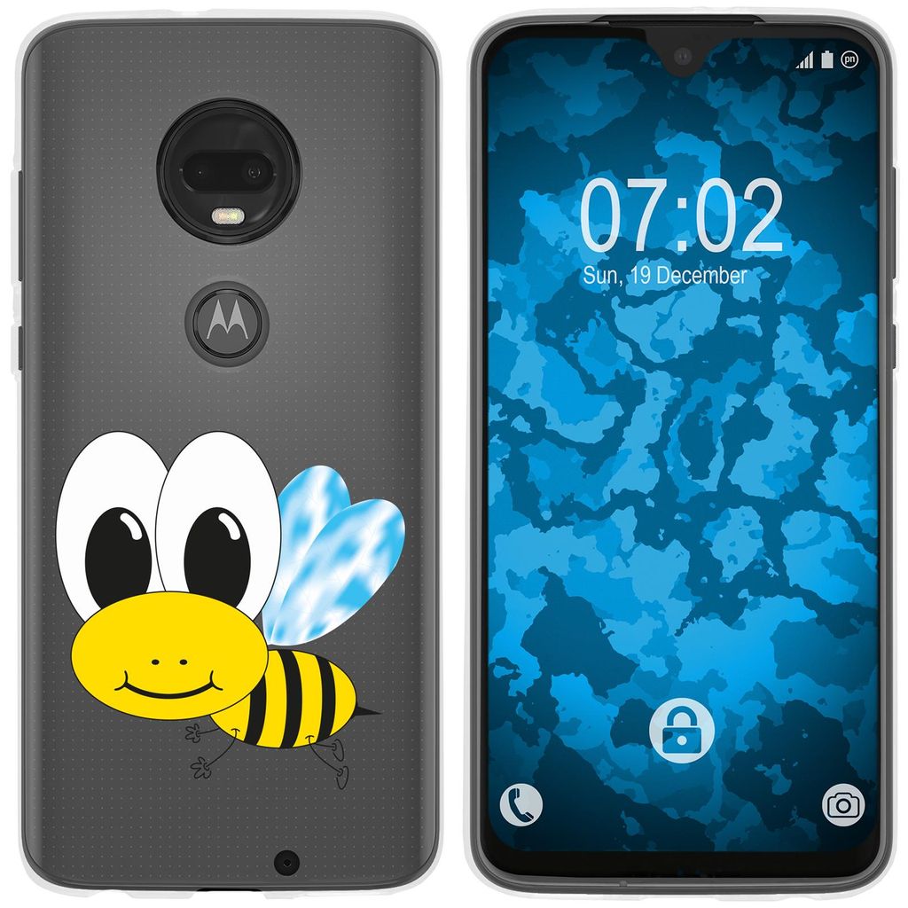 PhoneNatic Case kompatibel mit Motorola Moto G7 Plus Silikon-Hülle Cutiemals M1