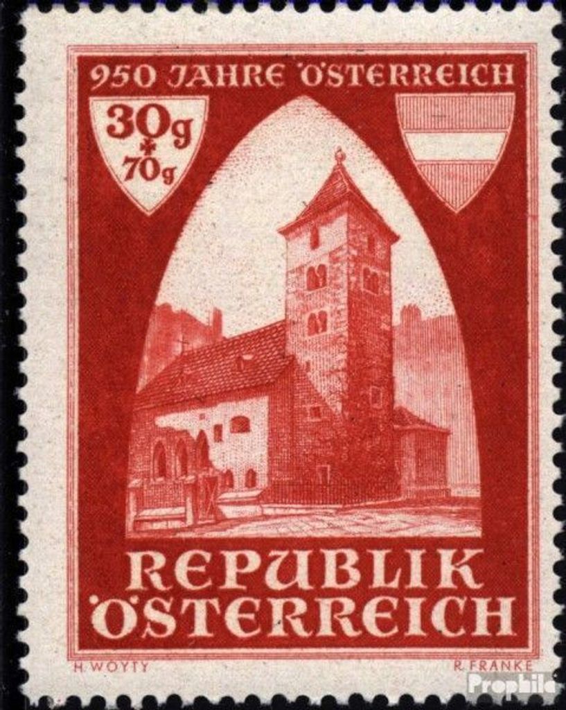 Briefmarken Österreich 1946 Mi 790 (kompl.Ausg.) Gefälligkeitsentwertung gestempelt 950 J.Österreich