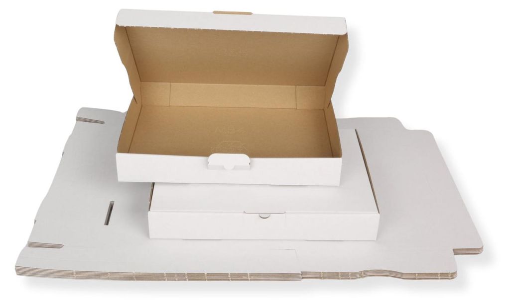 Maxibriefkarton DIN A4 320 x 225 x 50 mm, weiß 10 Stück Produktbild 