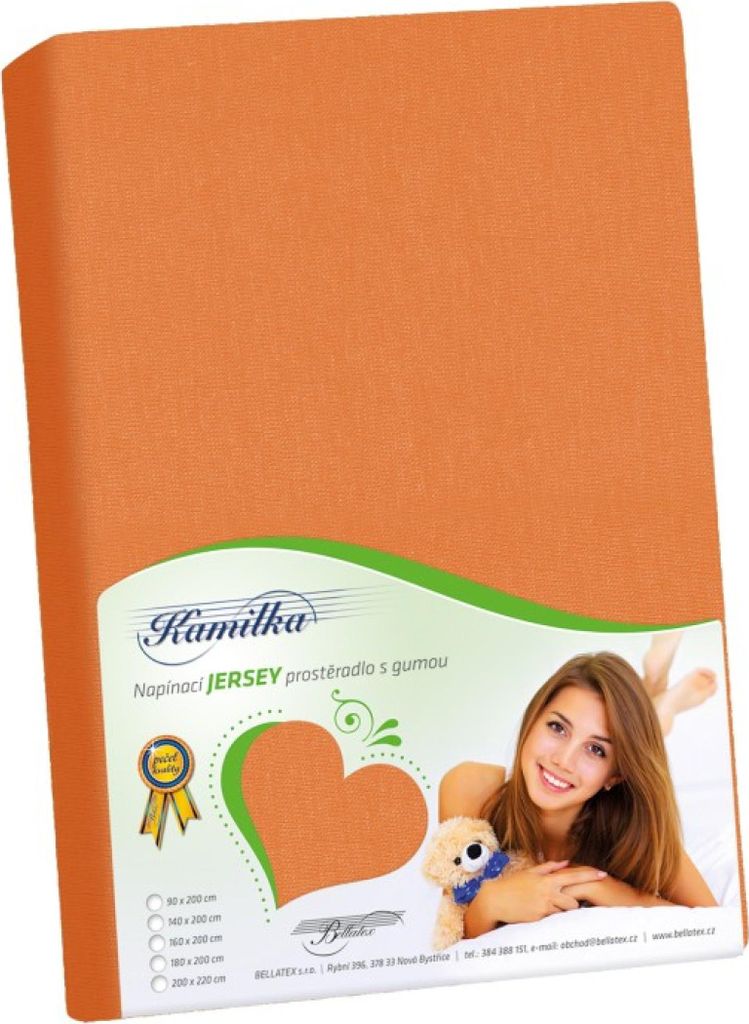 Jersey-Tuch - Mandarin - 180x200