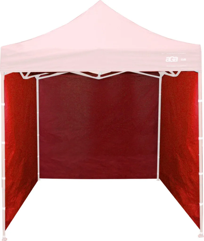 Aga Paroi Latérale pour Stand 3x3m Rouge - Panneau de Rechange Durable