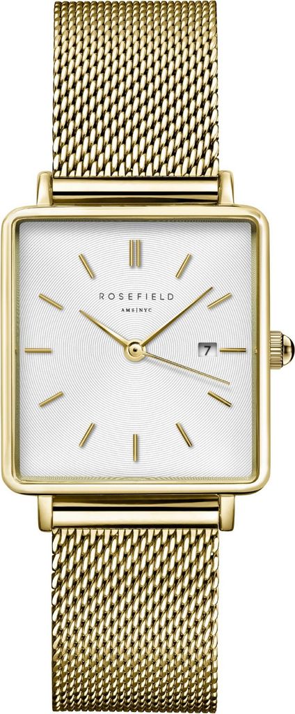 Rosefield QWSG-Q03 Damen-Armbanduhr, Edelstahl-Gehäuse, Produktbild 