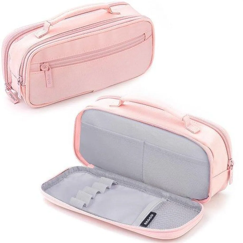 Organiseur Rose Multi-usage à 3 Zones et Poignée Ergonomique Chic