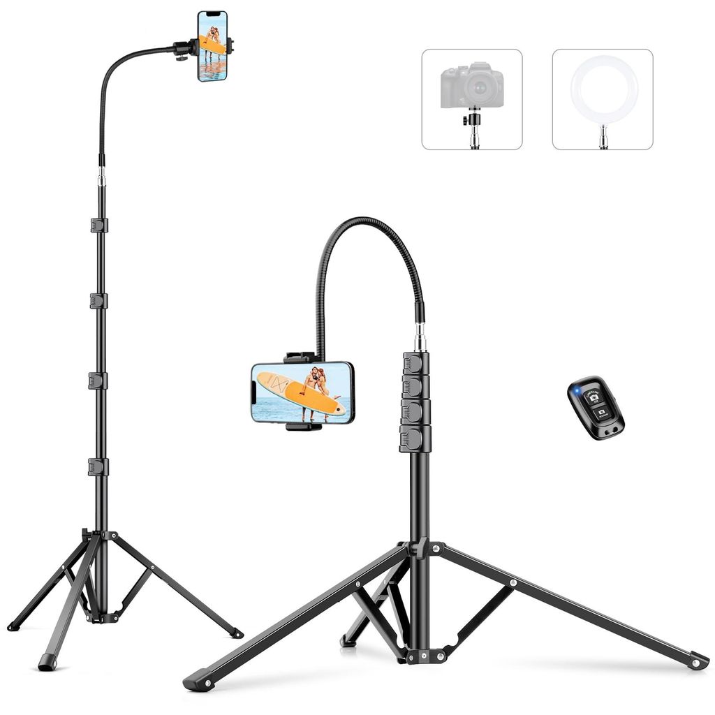 Solidchoice Stativ, 224 cm - Stativ mit Schwanenhals für Produktbild 