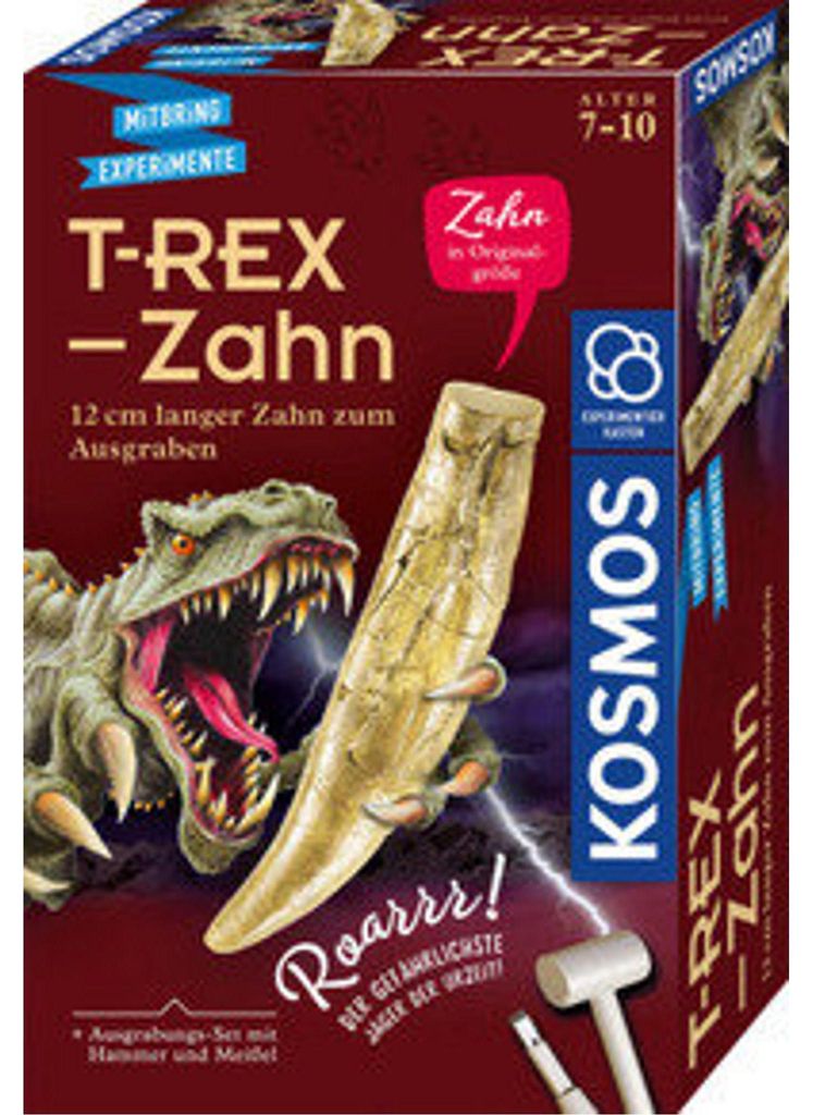 Kosmos T-Rex Zahn, Experimentier-Set, Paläontologie, 7 Produktbild 
