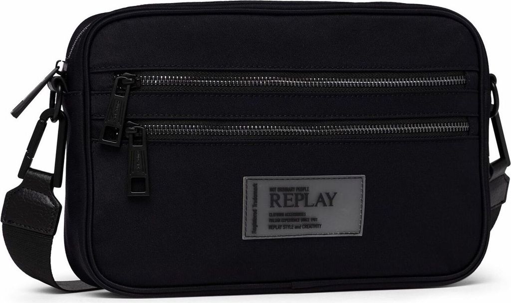 REPLAY Umhängetasche Crossbody Bag Black schwarz