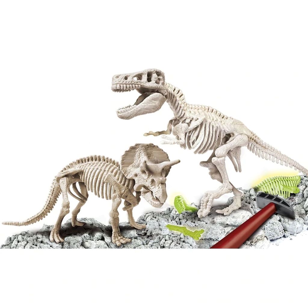 Auto Sonnenschutz Set Dinosaurier T-Rex und Triceratops